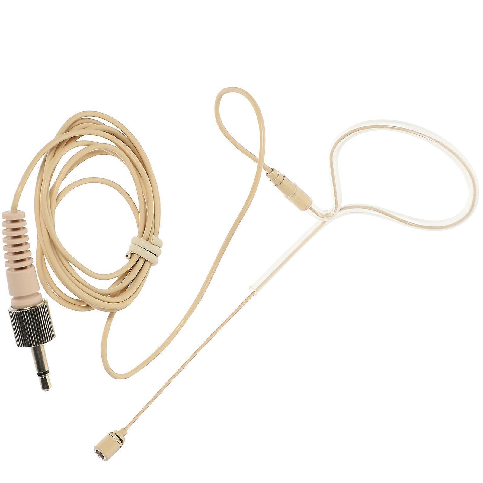 Over Ear Single Ear Microphone for Lectures 2Pcs Headset Mic