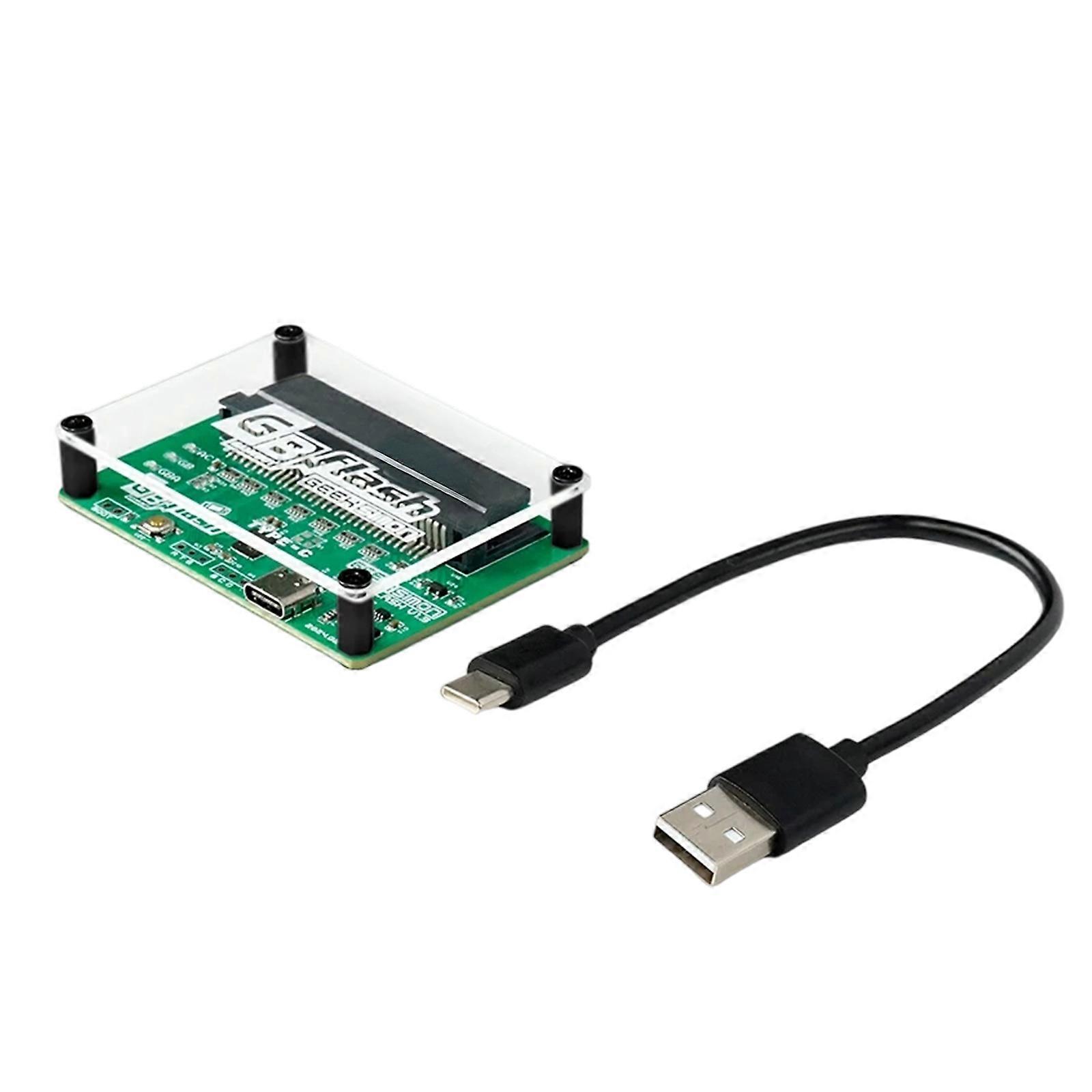 Portable Integrated Game Cartridge Copier Featuring Backup Renew Save File Repair & Management for GBFlash Green Multicolor