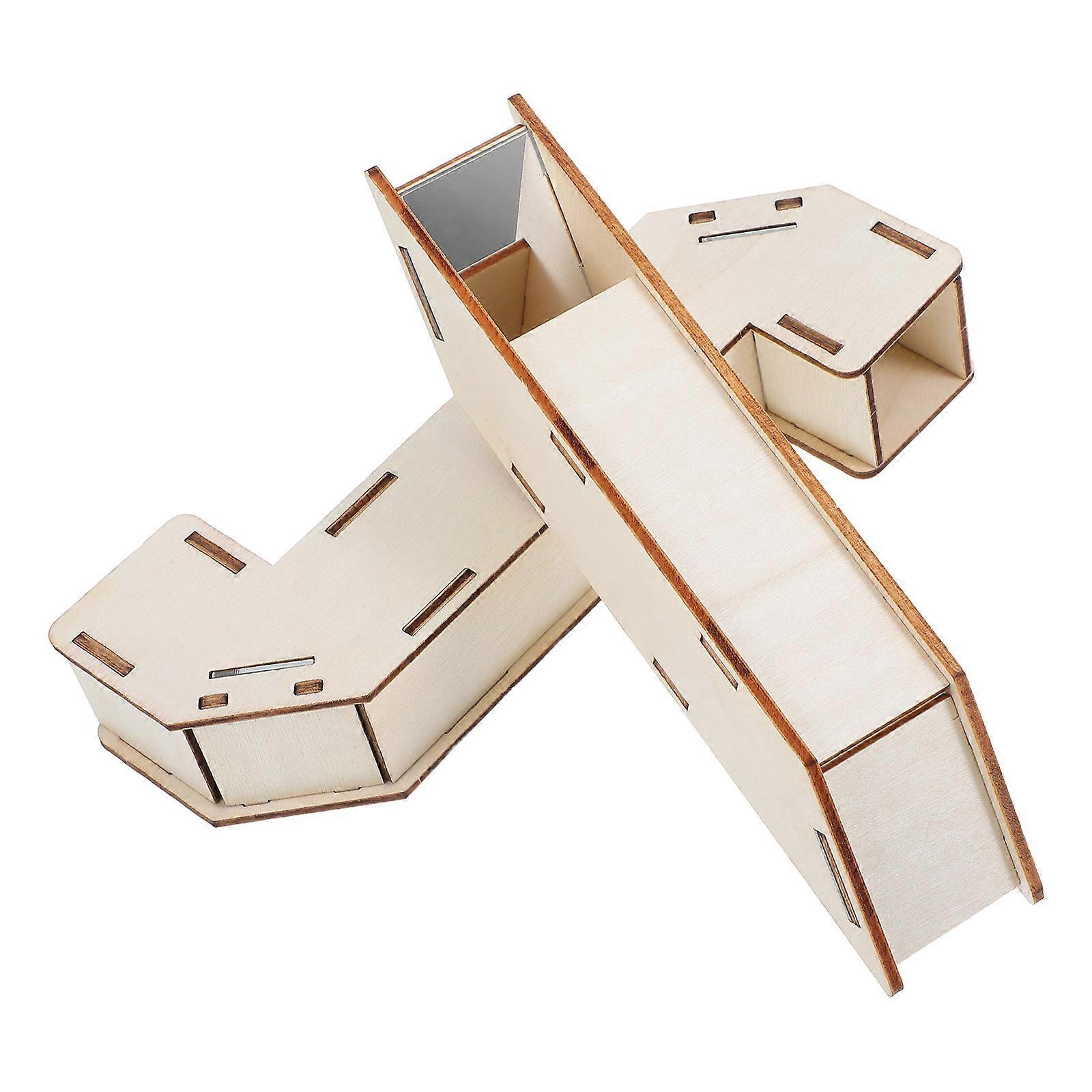 Science Kit for Kids Wooden Periscope for Physics Experiments 2Sets