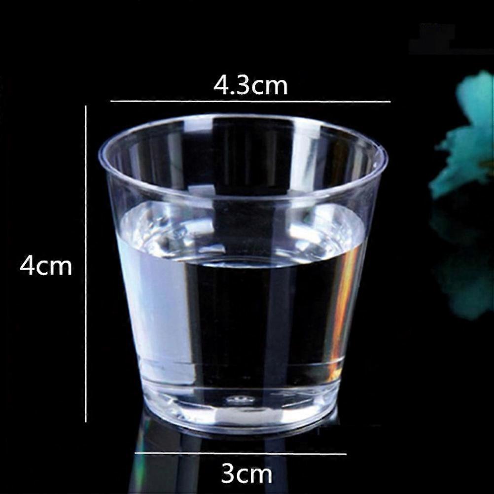 Hard for Drinking 50Pcs Transparent Tasting