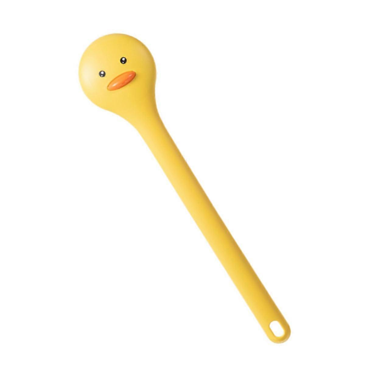 Long Handle Bath Brush with Soft Bristles, Shower Scrubber for Back, Wet Dry Use, Hook Storage