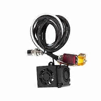 Fuldt samlet 3D-printer ekstrudersæt med hotend-dyse og ventilatordæksel til CR-10-seriens tilbehør