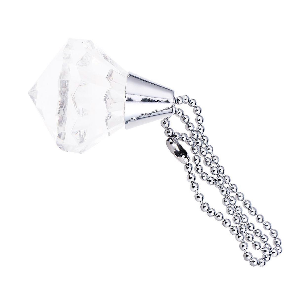 Ceiling Light Fan Chain Diamond Pull Chain for Easy Replacement 2Pcs