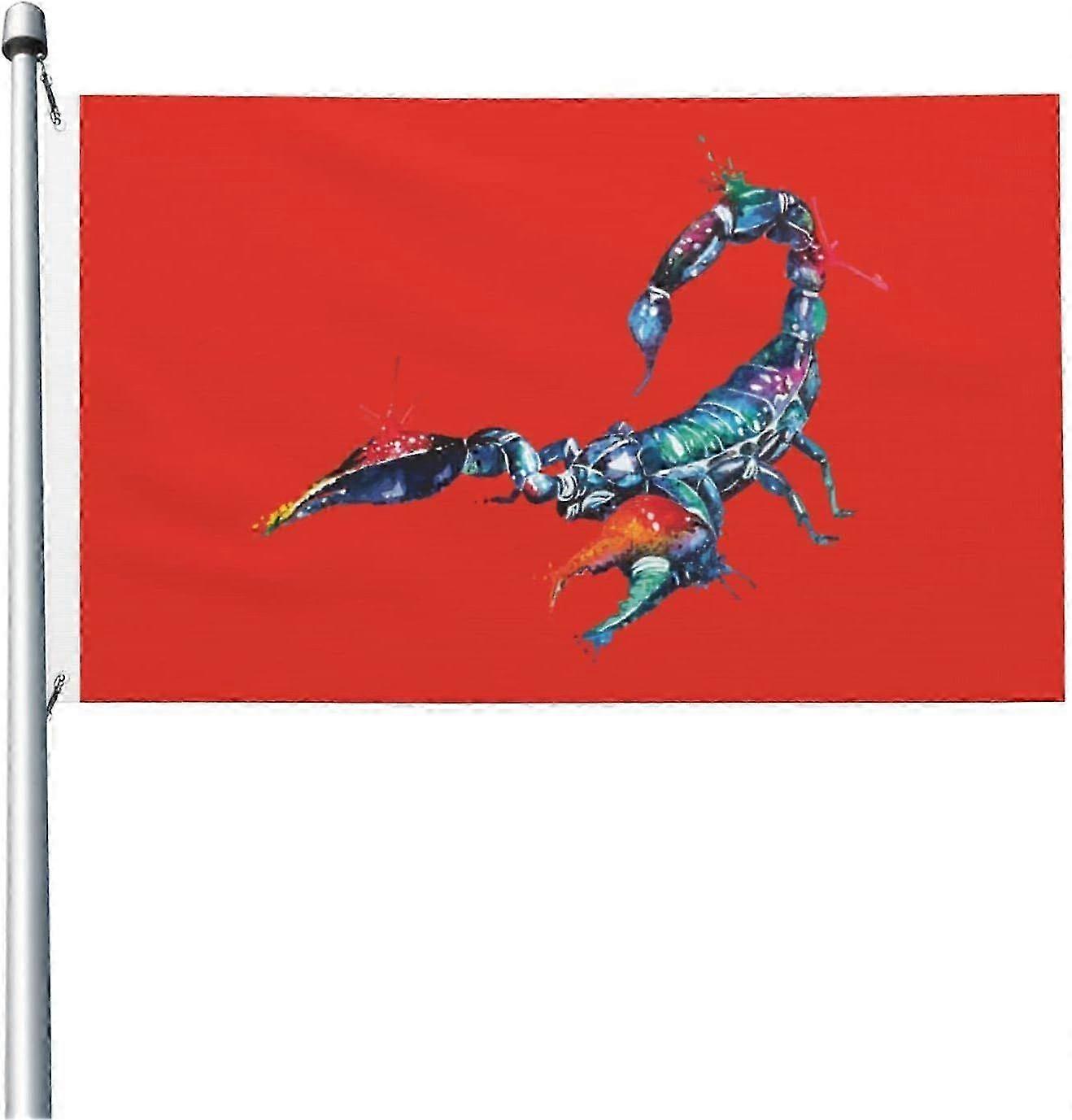 Cool Scorpion Flag Qi 1737