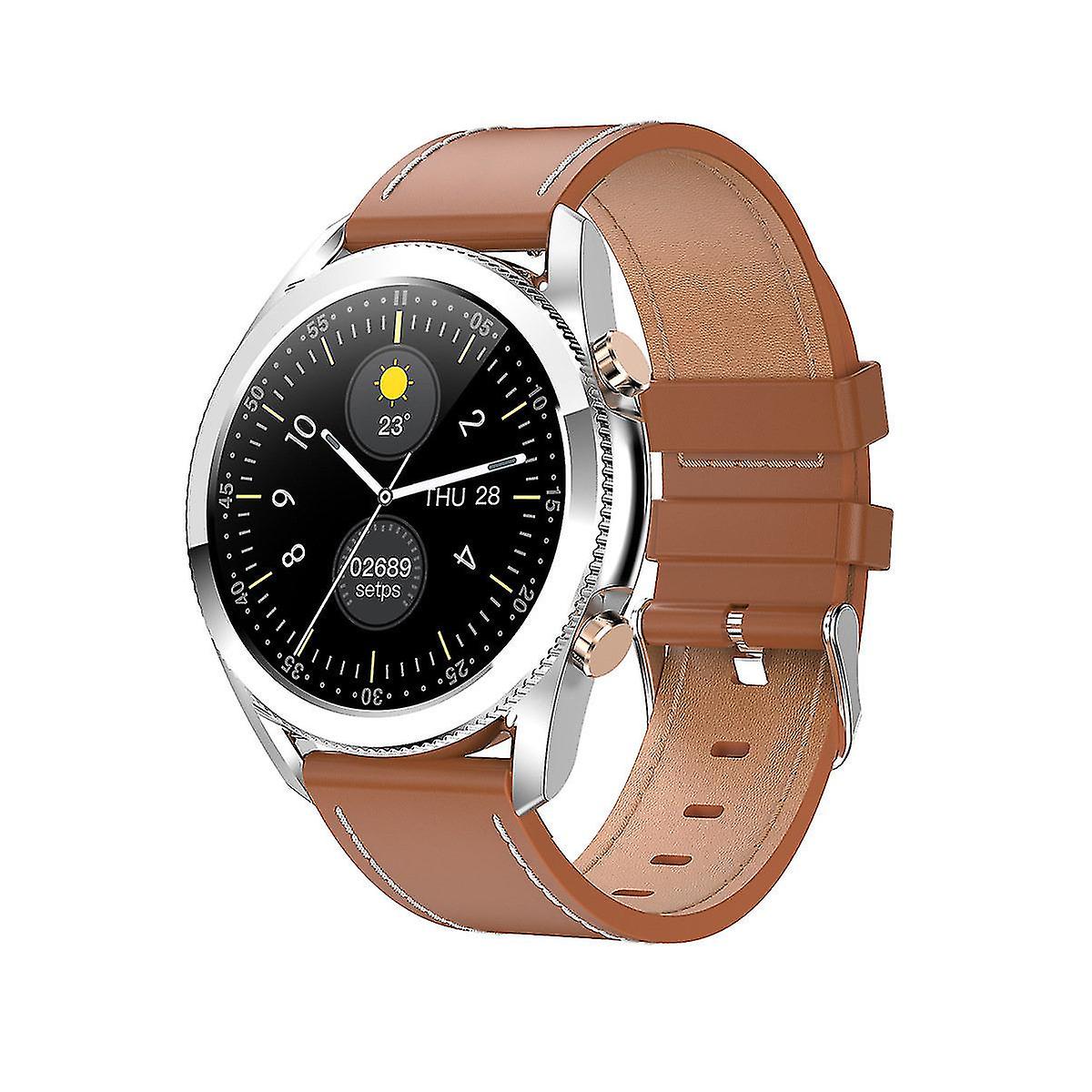 Chronus I12 Smartwatch Smart Wristbands Bluetooth Heart Rate Monitor Blood Pressure Measurement(brown)