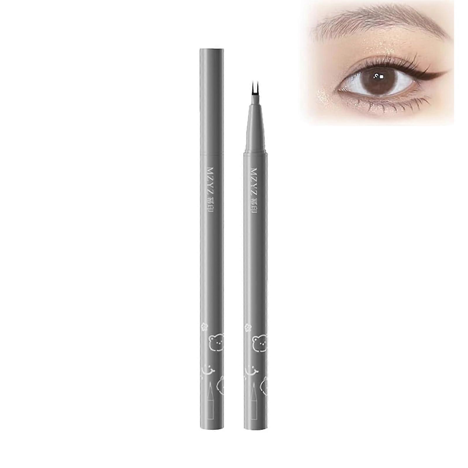 Waterproof Dual Tip Lower Lash Pen with Precision Micro Tip for Natural LongLasting Eye Makeup Brown