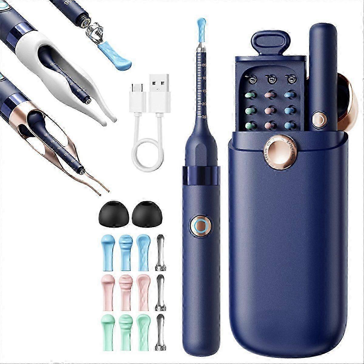 Smart Visual Ear Wax Cleaner with Camera 800W HD Visual Ear Wax Endoscope Multifunctional Visual Ea