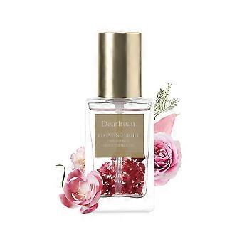 Perfumy do włosów, różane perfumy do włosów dla kobiet, olejek eteryczny do włosów o kwiatowym zapachu, długotrwały, głęboko odżywiający suche i zniszczone włosy oraz zapobiegający puszeniu się włosów.
