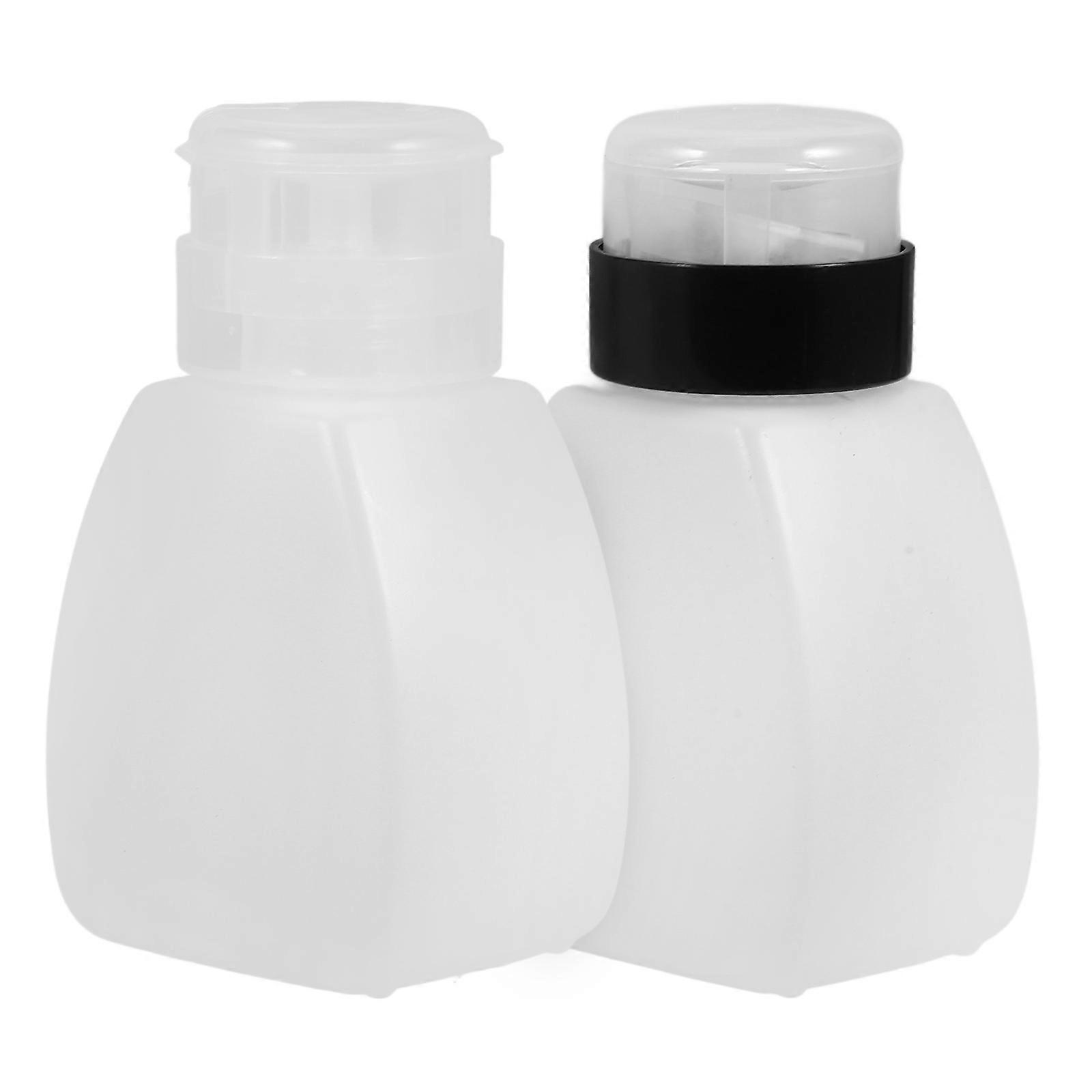 Nail Polish Remover Containers Push Down Empty Bottle Dispenser 10Pcs Pack