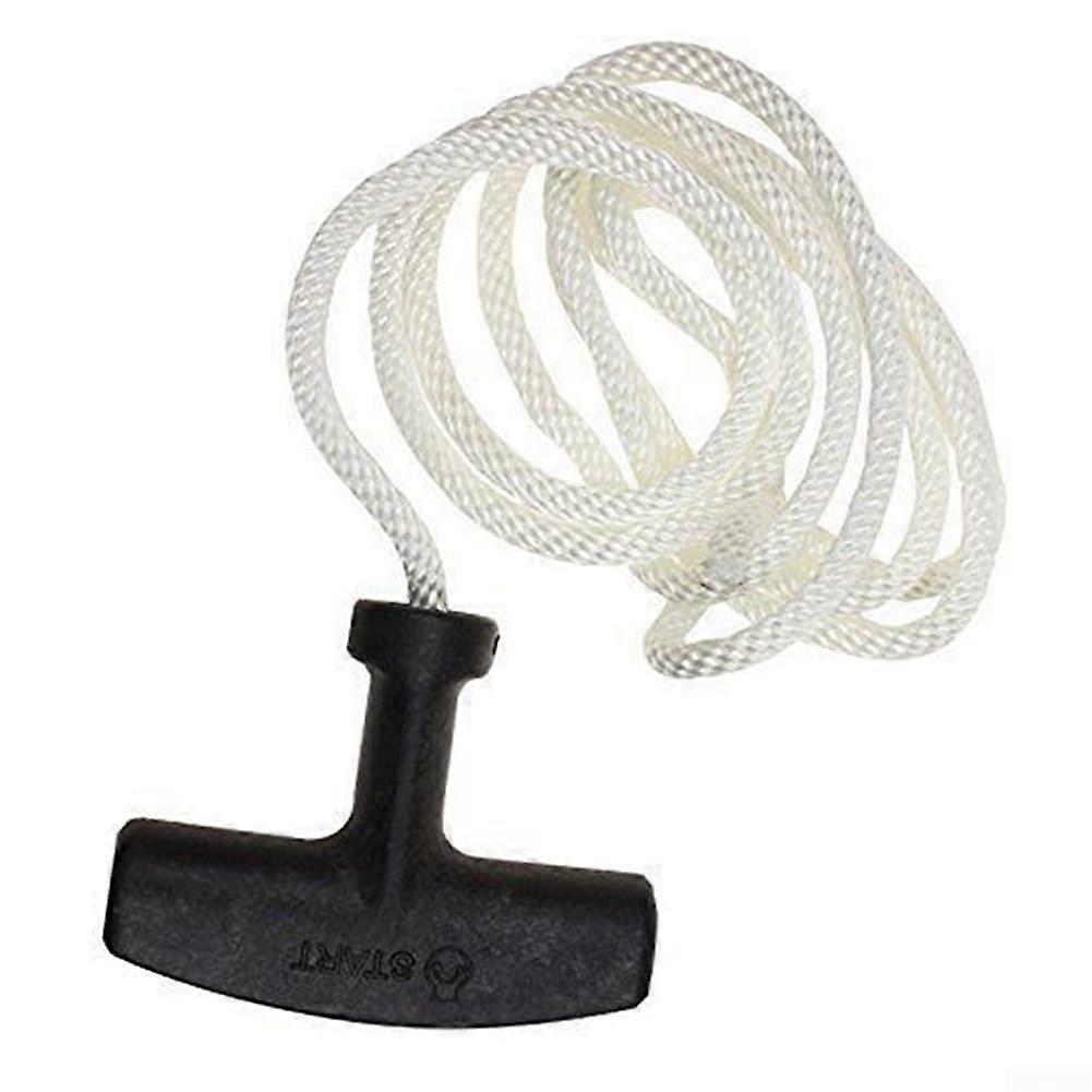 Lawn Mower Starter Rope with Handle, Universal Durable Recoil Cord for Gasoline Engine