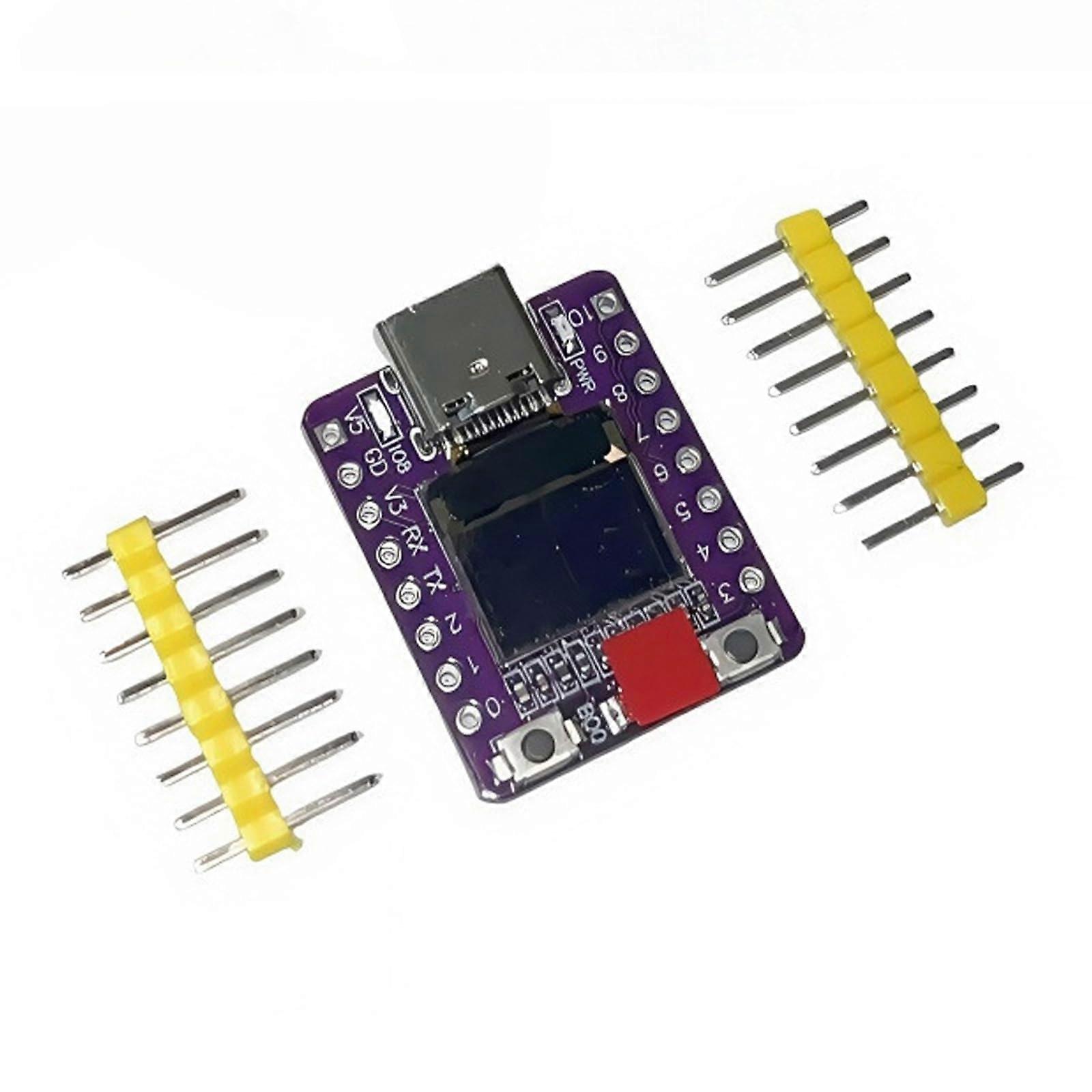 Microcontroller Development Board with 0.42In LED Display Ultra Low Power for Embedded Projects