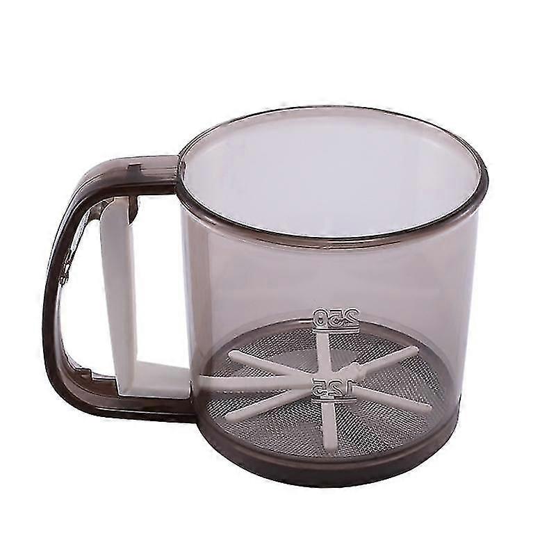 Handheld Powder Flour Sieve Cup Mesh Sifter Strainer Baking Kitchen Gadget Tool