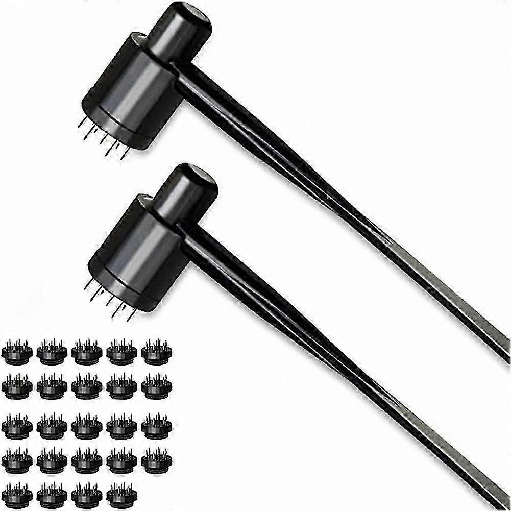 7 Star Needle & Plum Blossom Dermal Hammer Set (2 Boxes, 26 Pcs)