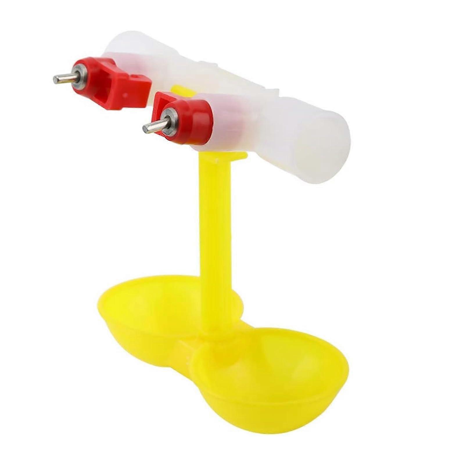 Automatic Chicken Waterer with 360° Nipple Drinker, LeakProof Rust Poultry Water Feeder