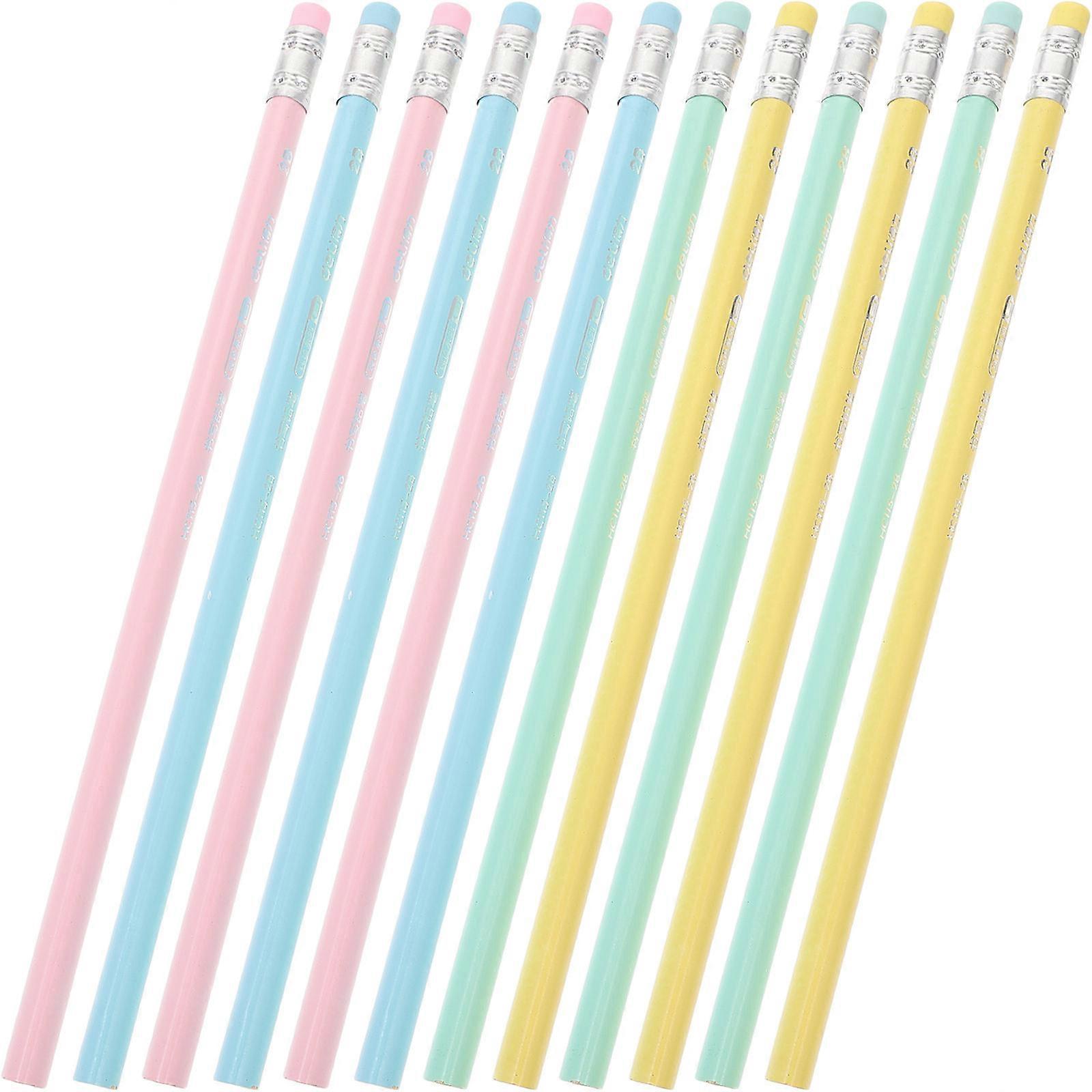 Triangular Pencil Set for Writing 1Set Erasable Portable Pencils