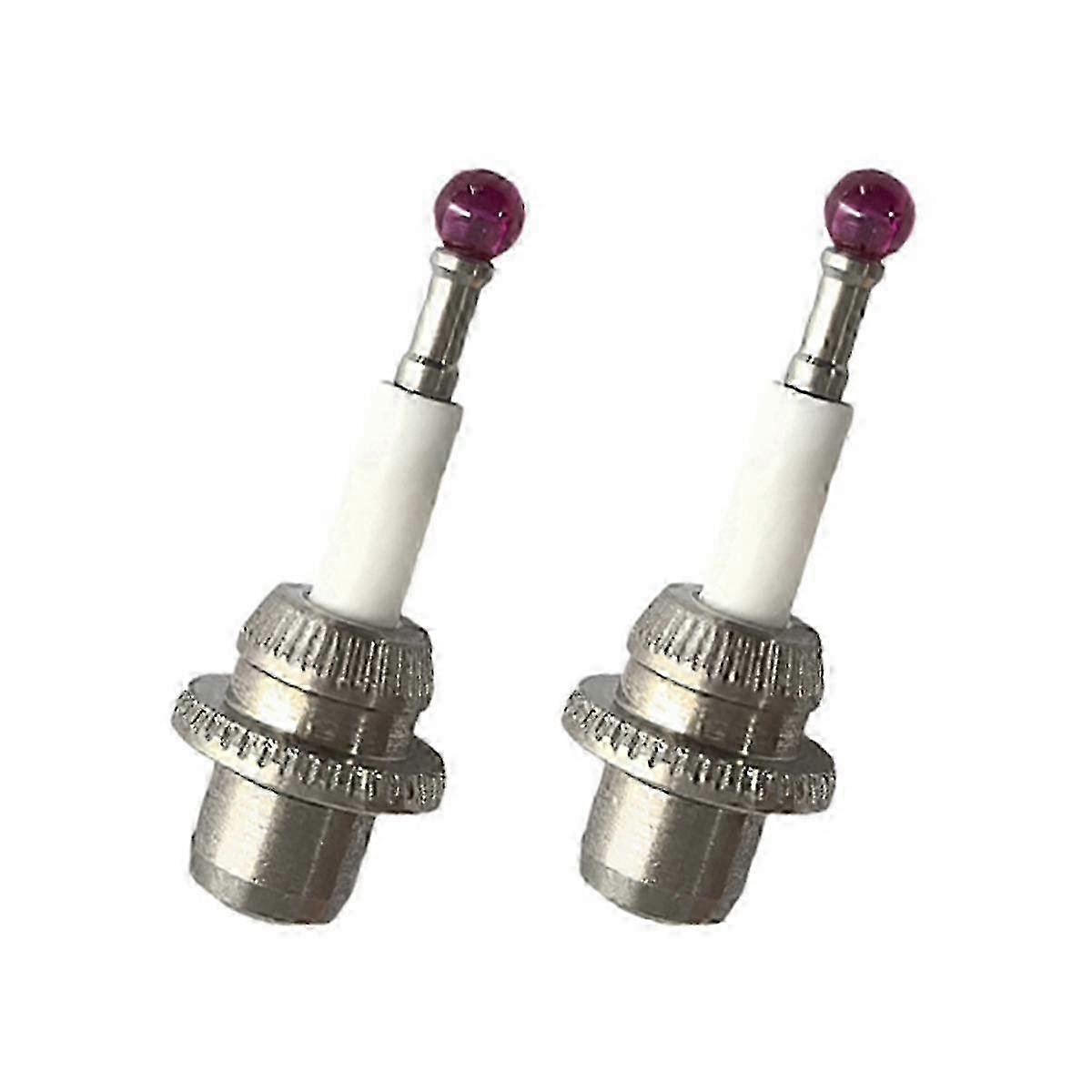 CNC CMM Machine Touch Probe Stylus M3 4mm Ruby Ball Ceramic Stem 2pc