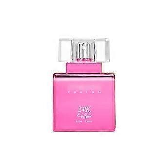 Profumo rosa puro 24K per donna (fragranza floreale di lunga durata, 1 pz)