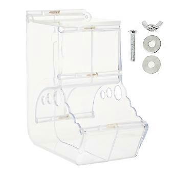 Transparenter Futterspender für Hamster, 3-teiliges Set