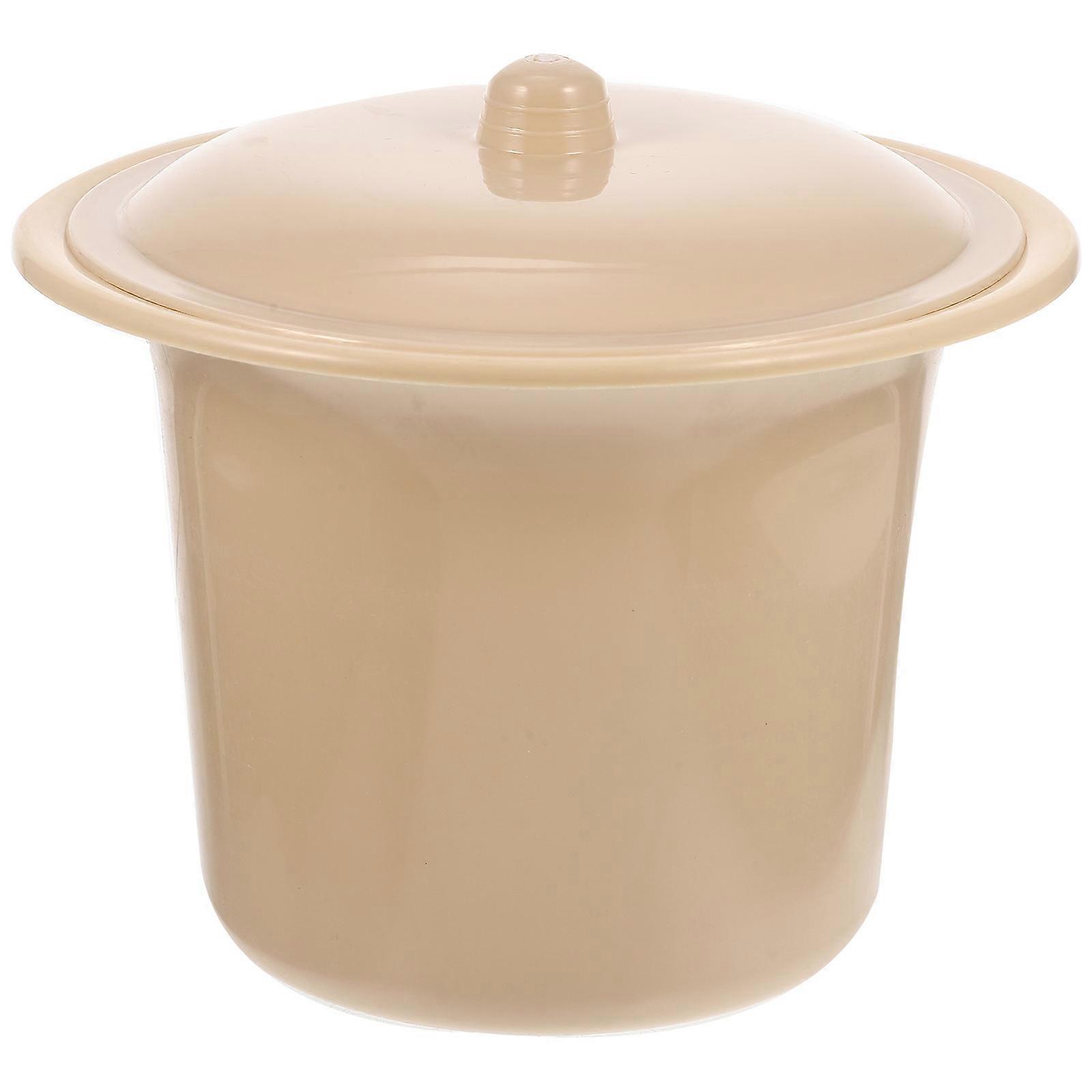 Thick Plastic Spittoon with Lid for Storage Household Multi-Function Urinal Pot