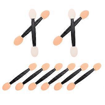 Dual-Sided Eyeshadow Brush Cosmetic Applicator for 100Pcs Makeup Application