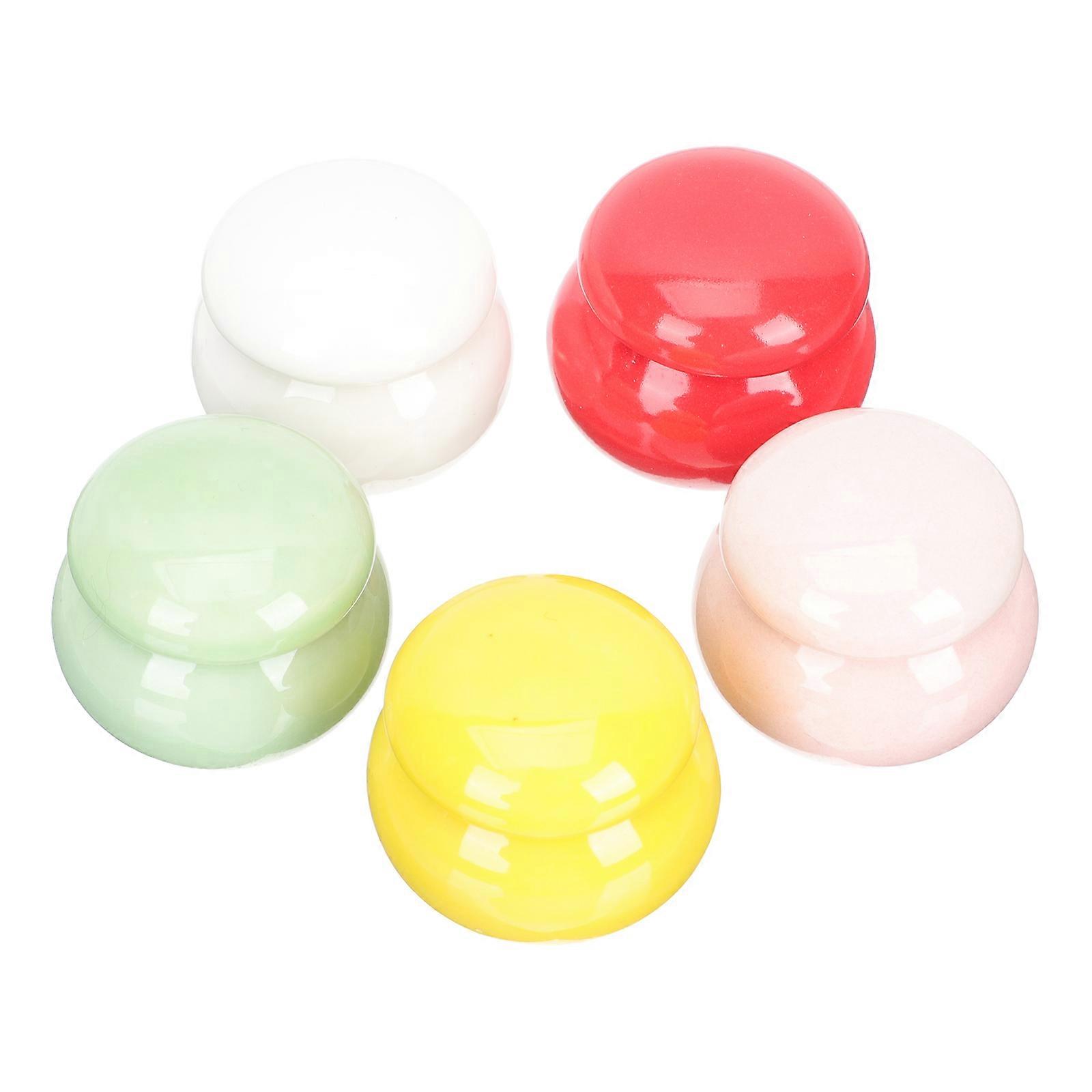 Creative Mini Ceramic Tea Pots Storage Containers for Office 5Pcs Set