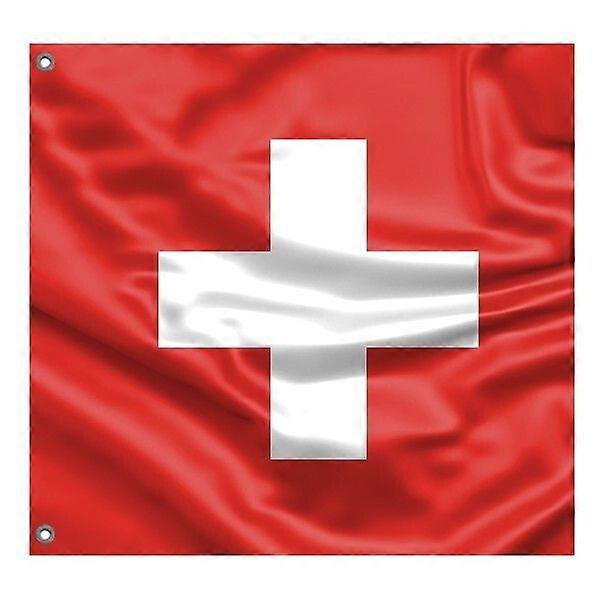 Schweizer Quadratflagge 3x3Ft 90x90cm A1229
