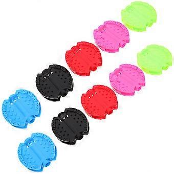 15 pares de pedais de plataforma de plástico para triciclo infantil, apoio para os pés de reposição para crianças.