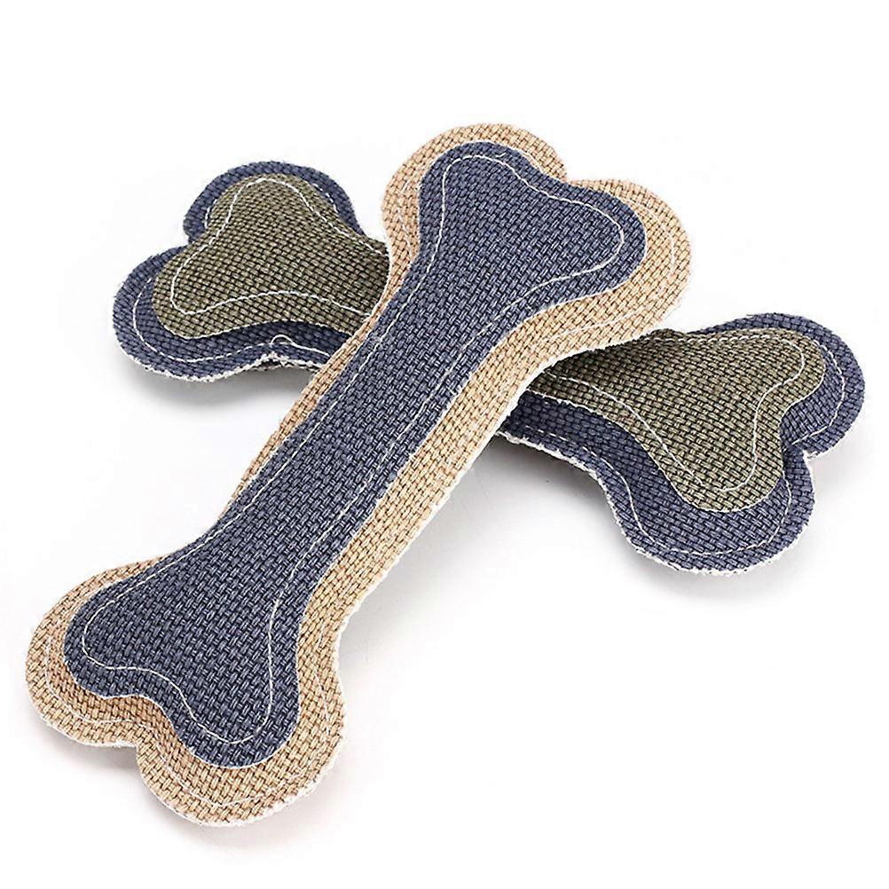 Canvas Bone Toy Dog Whistle for Training 2Pcs to Stop Barking