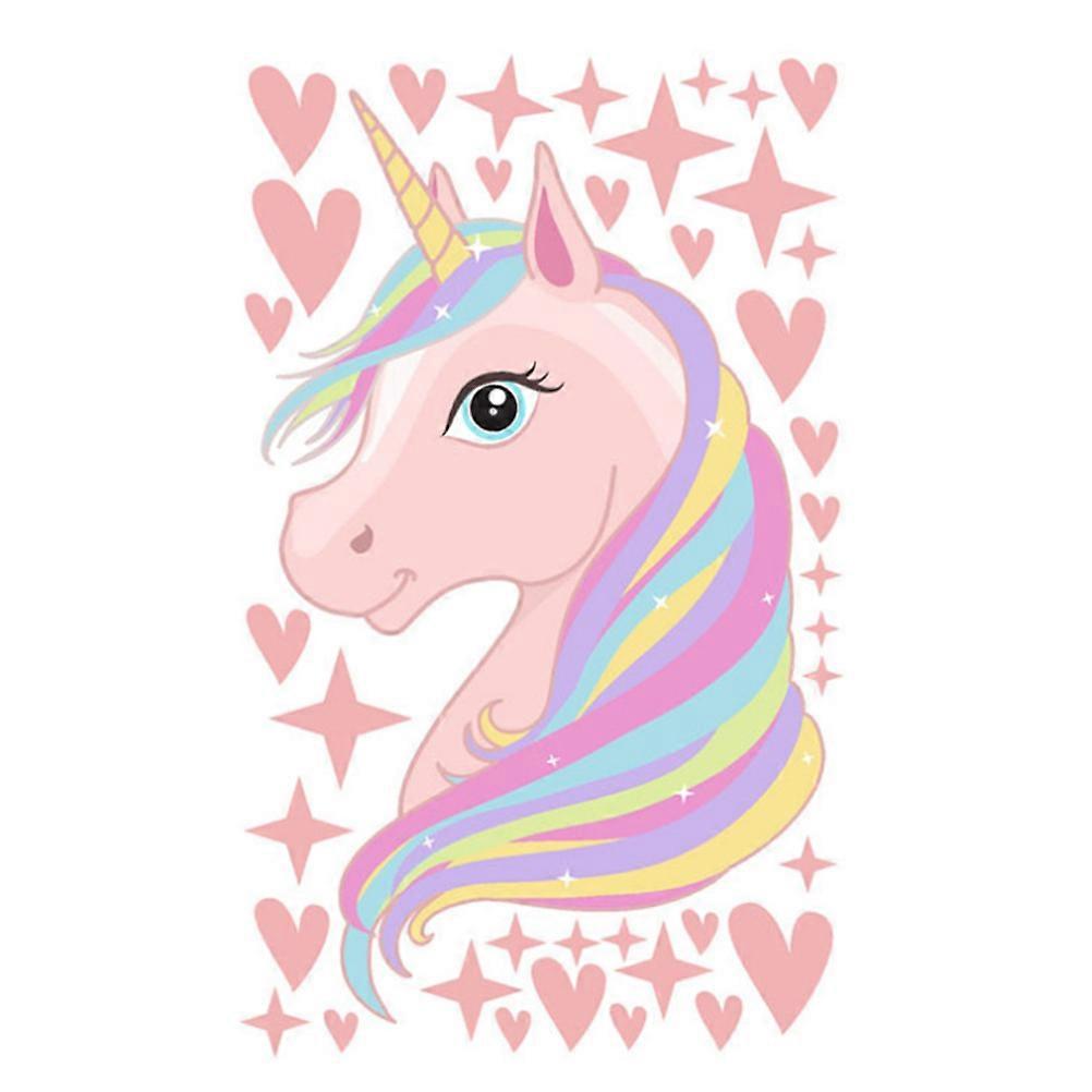 Unicorns Pattern Decorative Sticker for Children Room Decal