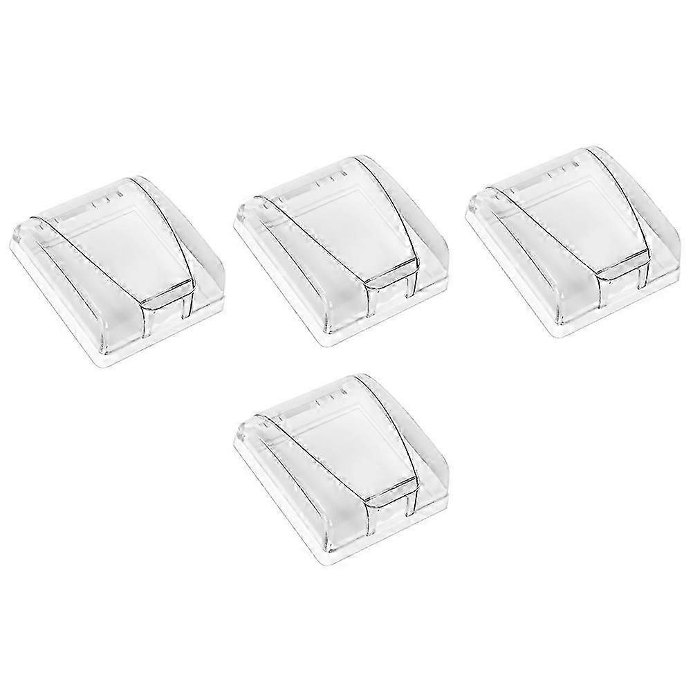 Waterproof Socket Box Wall Protector Cover for 4Pcs Socket Box