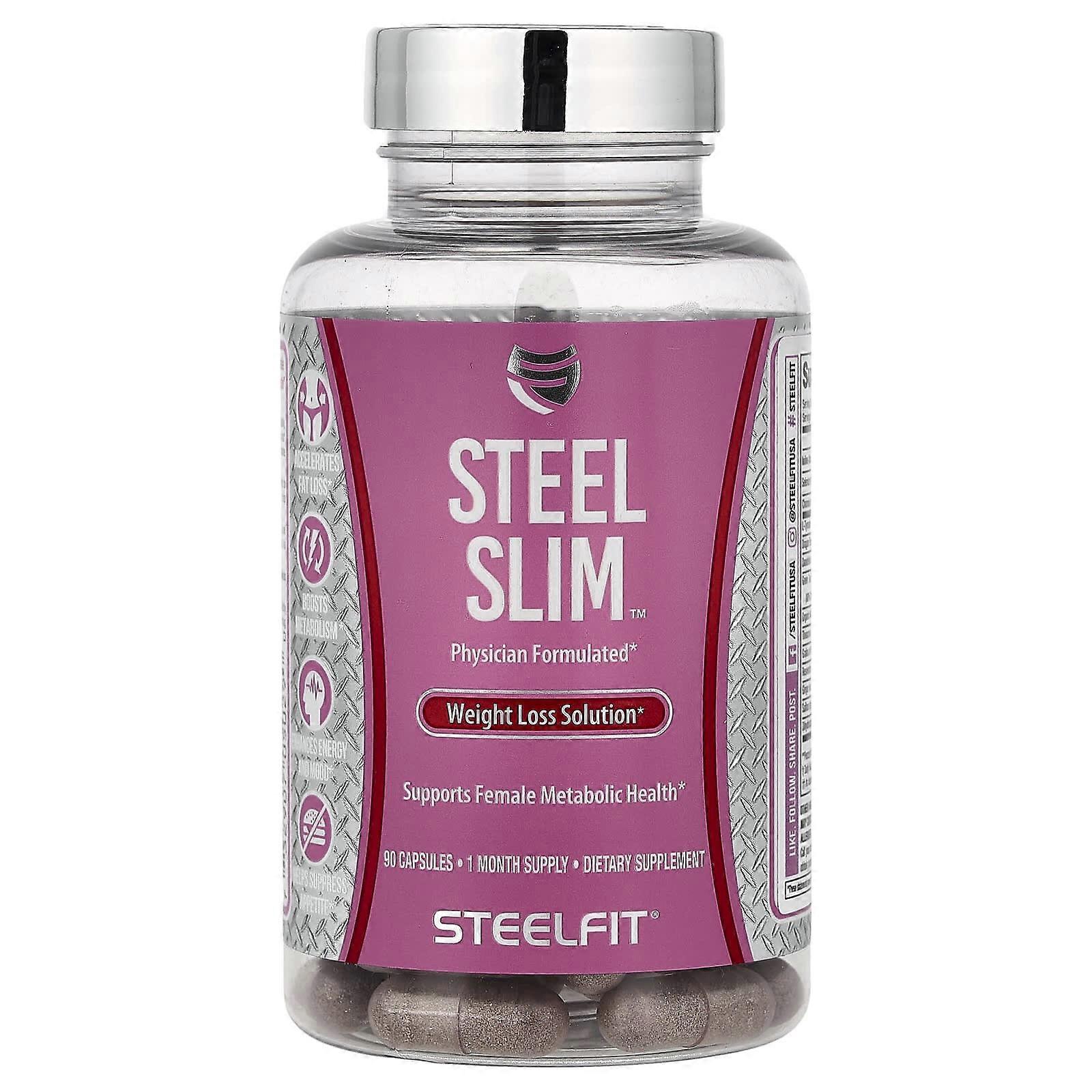SteelFit, Steel Slim™, Weight Loss Solution, 90 Capsules