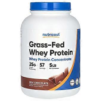 Nutricost, gräsbetat vassleprotein, mjölkchoklad, 2 268 g