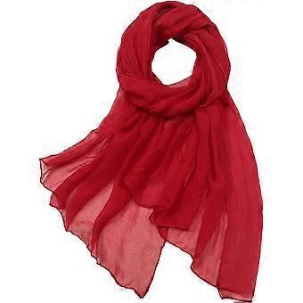 Women's scarf women's summer leisure colorful multi-color solid color chiffon