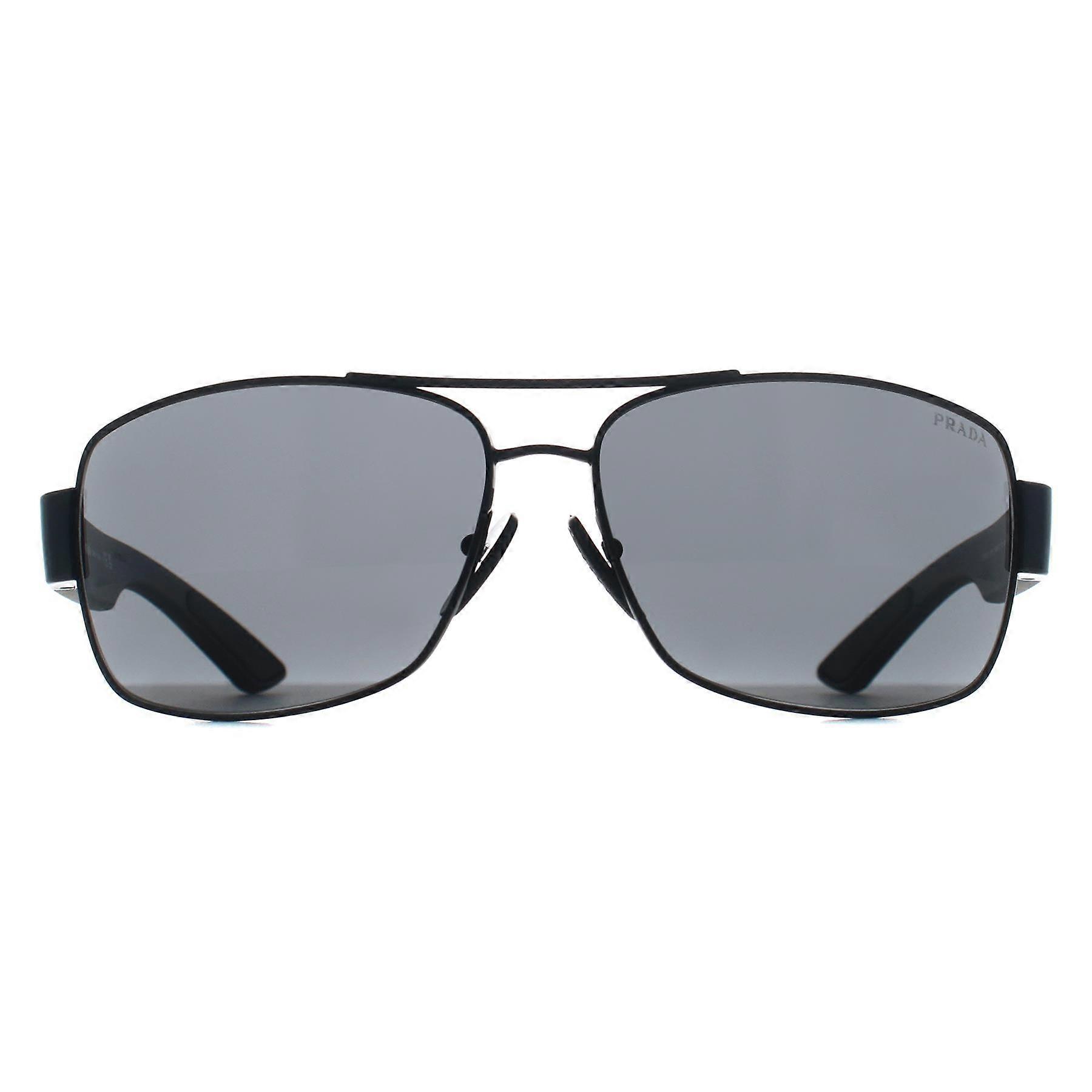 Prada 运动太阳镜 PSB52S 1AB06F 黑色深灰色