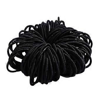 Girls 100 Pieces Of 3 Cm Nylon Non-harm Hair Rubber Band Color Hair Rope Jewelry
