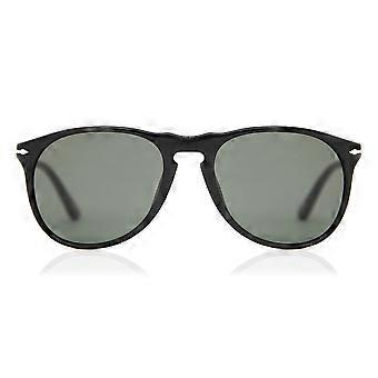 Persol PO9649S 95/31 Full Rim Black Men Pilot Sunglasses UV3 Original