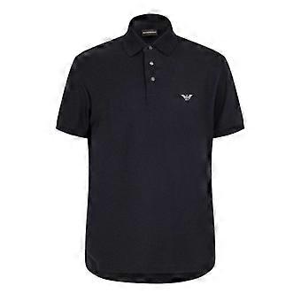 Polo à manches courtes brodé Emporio Armani pour homme