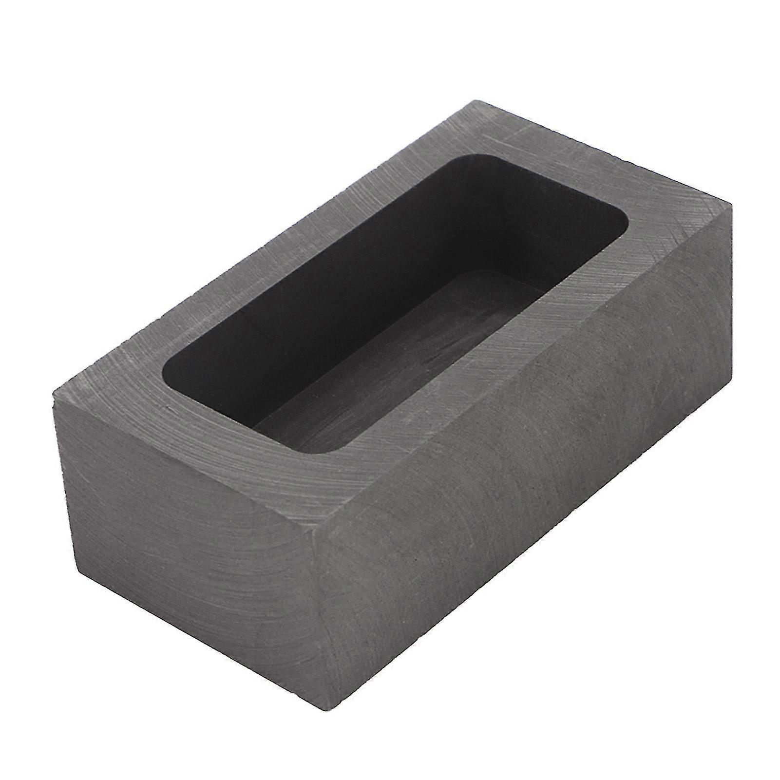 35ml Rectangular Graphite Ingot Mold, Durable Stable for Melting Casting Refining Metals