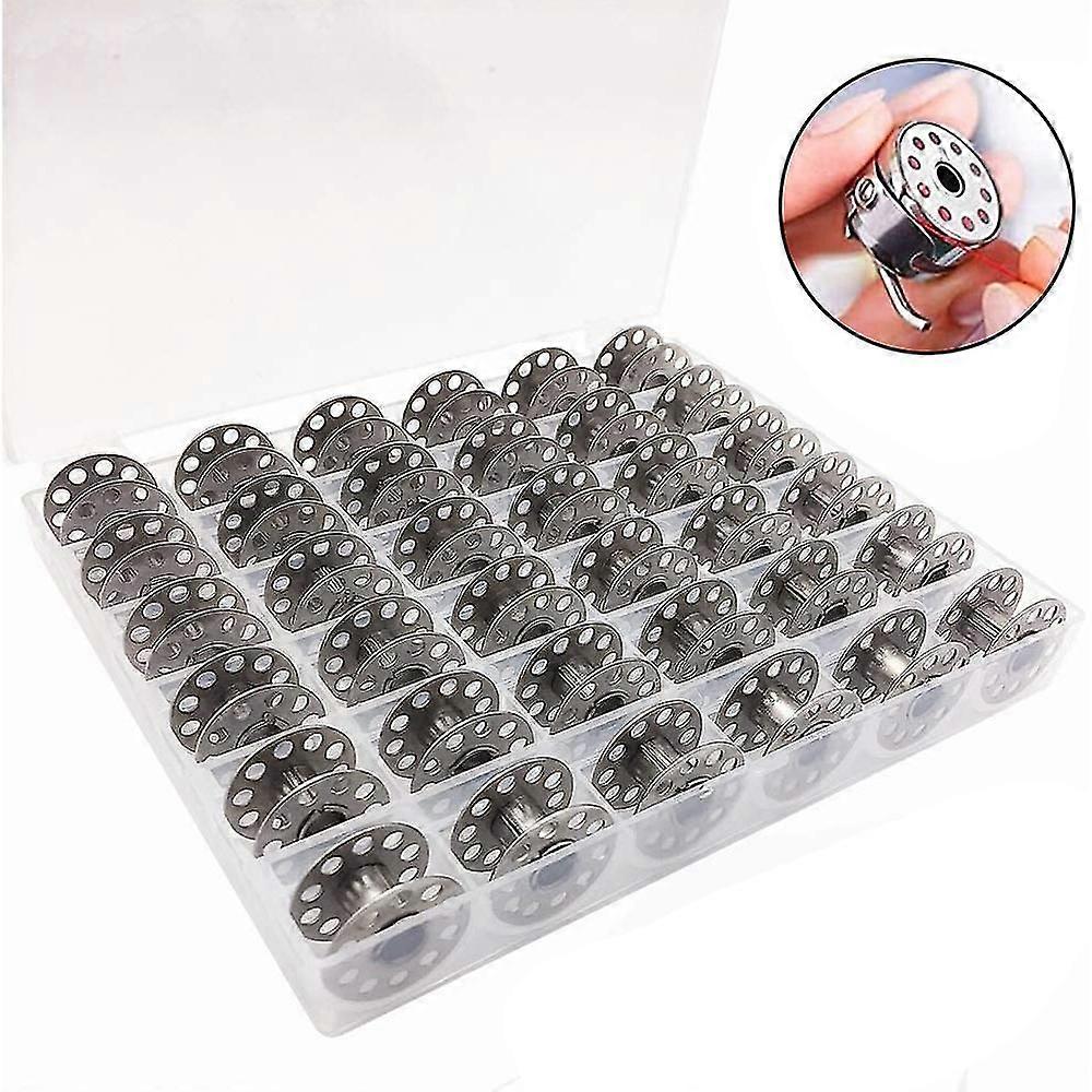 Sewing Machine Bobbins, Multiple Plastic Bobbins With Case Sewing Machine Accessories