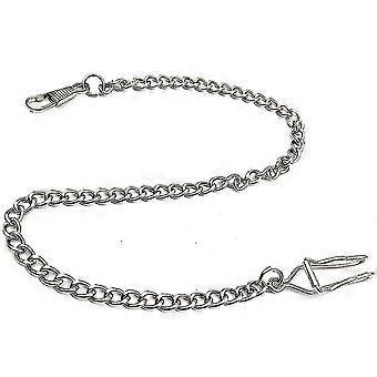 1 Stück Metall Classic versilberte Tasche Uhrenanhänger Schlüsselanhänger 35cm (silber)