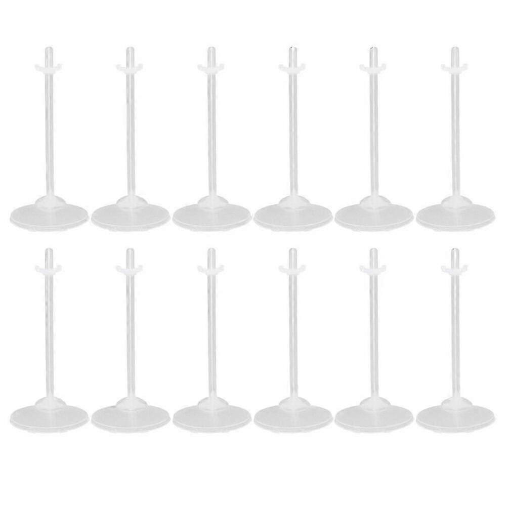 2026 Suitable 36pcs Practical Doll Stand Transparent Display Rack Plastic Storage Bracket