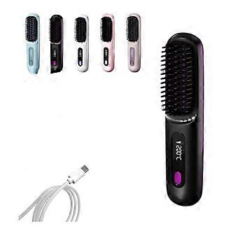 Go Brush Pro Hair, spazzola lisciante portatile, piastra per capelli