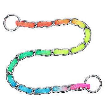 Colorful Nylon Dog Pulling Strap for Pet Walking 1Pcs Chain Collar