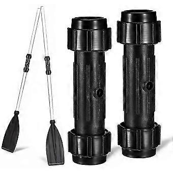 2 PCS Paddelverbinder Kunststoff Kajak Paddel Ruder Verbinder Schraube Gelenk Teil Ersatz für Schlauchboot Angelboot Kajak Kanu Paddel Zubehör