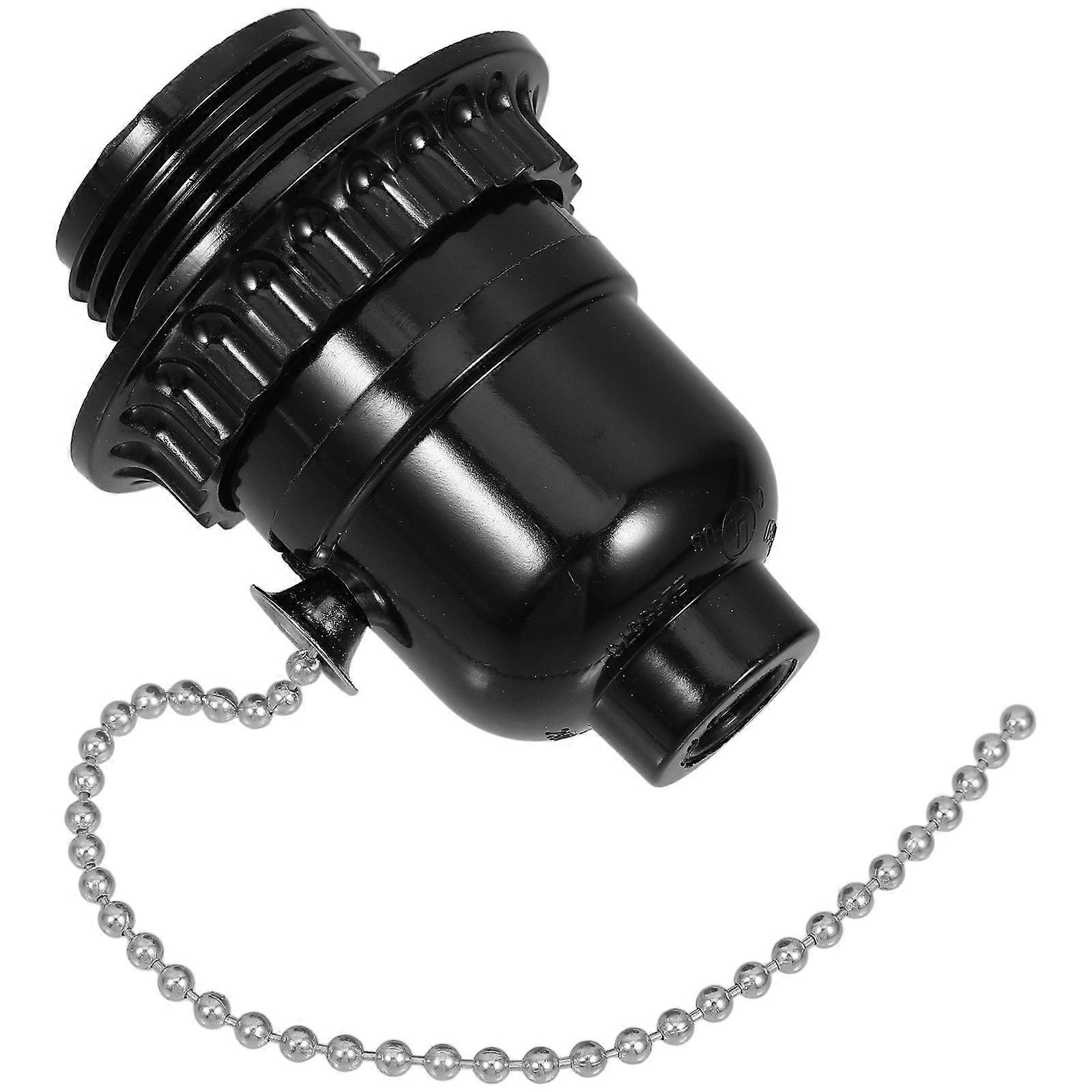 Pull Chain Light Fixture Pullswitch Lamp Holder Ceiling Light Socket Accessory E27 Lamp Holder with Pull Chain Ceiling Light Lamp Holder with Pull Cha