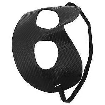 Maschera nera per il naso, protettiva per naso e guance per uomo, ideale per lo sport.