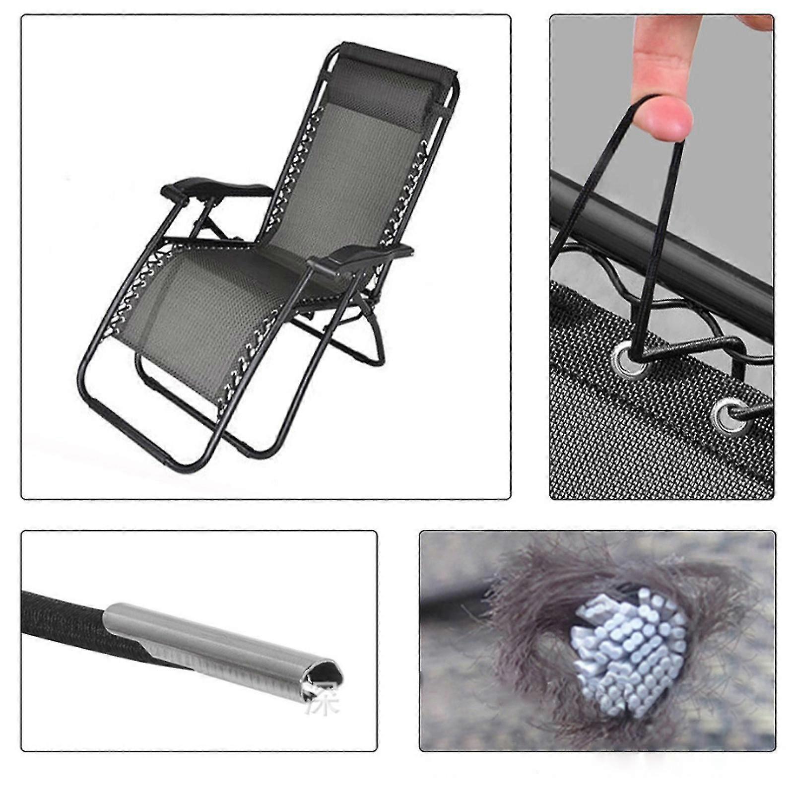 4x cordes cordon élastique compatible avec la chaise longue 4pcs corde élastique