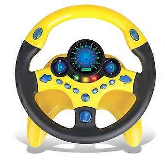 Interactive Driving Wheel Toy for Kids Steering Wheel with Lights & Sounds,Educational Driving Simulation for Children A