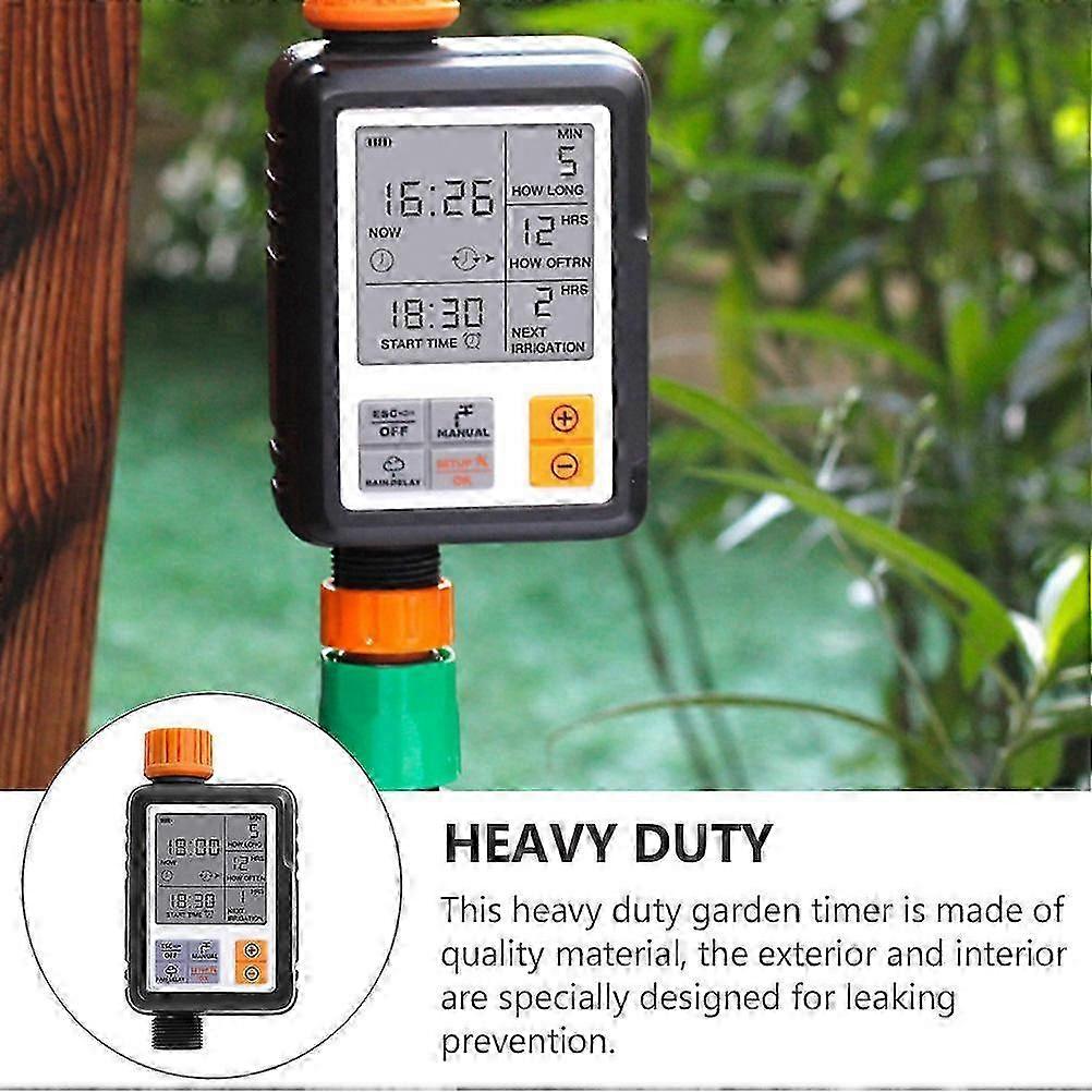 Irrigation Controller Automatic Watering Timer compatible with Garden 1Set Sprinkler