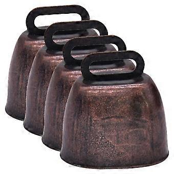 Iron Ornamental Cow Bell for Decoration Noise Maker 4Pcs Set
